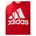 Adidas Mikina Essentials French Terry Big Logo Hoodie IC9365 Červená Regular Fit