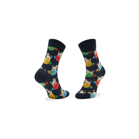 Happy Socks Súprava 2 párov vysokých detských ponožiek KLAI02-6500 Červená