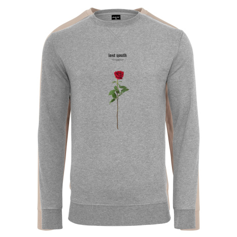 Lost Youth Rose Crewneck Grey mister tee