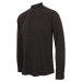 Henbury Pánska mandarínska košeľa s rolovateľným rukávom H592 Black