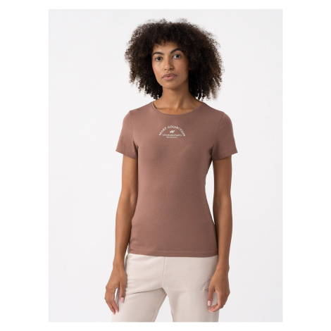 Women's cotton T-shirt 4F