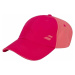 Babolat Basic Logo Cap Red Rose Šiltovka