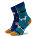 Funny Socks Ponožky Vysoké Unisex Dogs SM1/34 Modrá