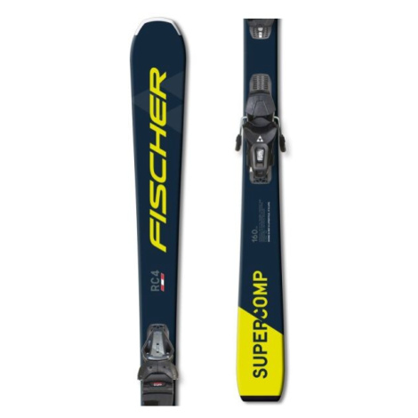 Fischer RC4 SUPERCOMP + RS 9 GW SLR Zjazdové lyže, tmavo modrá, veľkosť