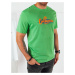 Pánske tričko s potlačou, zelené Dstreet RX5373