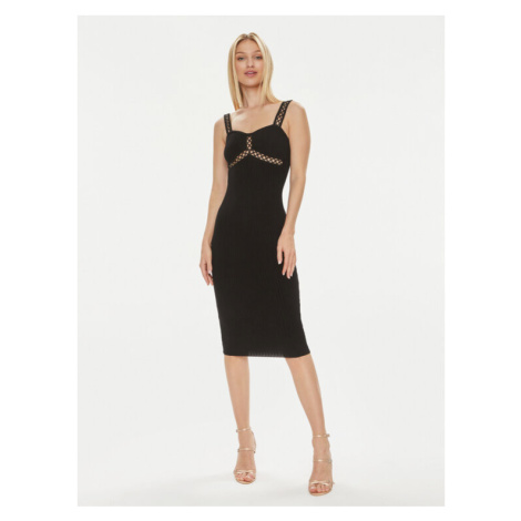 Marciano Guess Úpletové šaty 4GGK25 5634Z Čierna Bodycon Fit