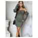 Khaki dress By o la la cxp0876. R69