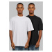 Men's T-shirts Tall 2-Pack white+black