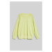 MIKINA GANT REL SUNFADED C-NECK SWEAT PASTEL LIME