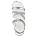 Strieborné sandále na suchý zips Esprit