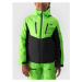 Chlapčenská lyžiarska bunda 4F JUNIOR TECHNICAL JACKET-JAW23TTJAM300-41N-GREEN NEON