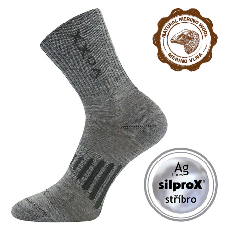VOXX Powrix ponožky svetlo šedé 1 pár 119325