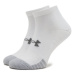 Under Armour Súprava 3 párov kotníkových ponožiek unisex Heatgear Lo Cut Sock 1346753-100 Biela