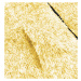 Žltá melanžová plyšová dámska mikina (HH009-26) Žlutá