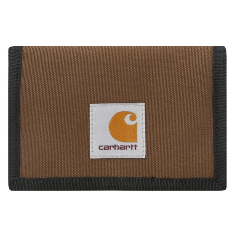 Carhartt WIP Peňaženka 'Alec'  čokoládová / pueblo / čierna / šedobiela