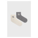 Hodvábne ponožky Lauren Ralph Lauren (2-pak) šedá farba