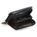Čierna dámska kožená peňaženka s malou poklopom 511-2221-60