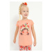 Detské bavlnené tričko Mayoral oranžová farba