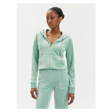 Juicy Couture Mikina Robertson JCAP176 Modrá Slim Fit