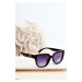 Women's sunglasses with gold details UV400 black