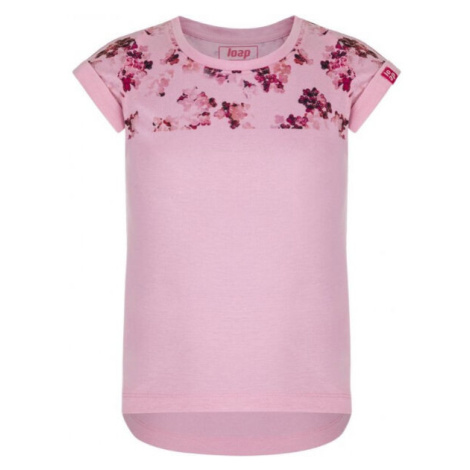 LOAP AJIVA Dievčenské tričko, ružová, veľkosť