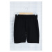 Trendyol Black Slim/Tight Fit Textured Waffle Elastic Waist Drawstring Shorts