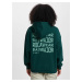 Women's sweatshirt Typo Hoody green