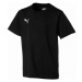 Puma LIGA CASUALS TEE JR Chlapčenské tričko, čierna, veľkosť