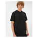 Koton Sports T-Shirt Hooded Short Sleeve