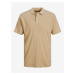 Beige Mens Polo T-Shirt Jack & Jones Connor - Men