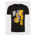 New Era Tričko Lakers NBA Globe 13083916 Čierna Regular Fit