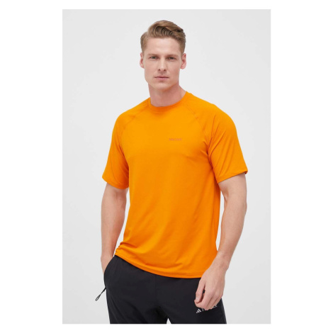 Športové tričko Marmot Windridge oranžová farba, jednofarebné