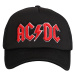 šiltovka ROCK OFF AC-DC Red Logo Black