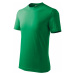 Malfini Basic Detské tričko 138 stredne zelená