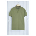 Trendyol Khaki Regular/Normal Cut Polo Neck T-shirt