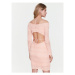 Guess Úpletové šaty Amelie W3GK19 Z2YL1 Ružová Slim Fit