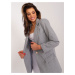 Women's grey jacket with zipper