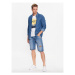 Pepe Jeans Džínsové šortky Callen Short Rainbow PM801021 Modrá Relaxed Fit