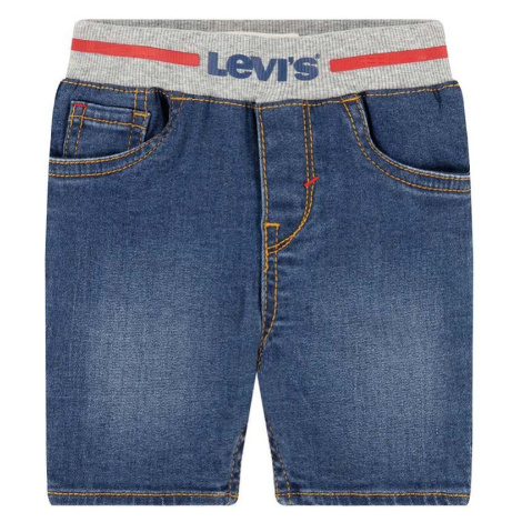Detské rifľové krátke nohavice Levi's s potlačou Levi´s
