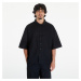 Košeľa Urban Classics Boxy Cotton Linen Shirt Black