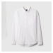 Košeľa GAP Standard Logo Oxford Shirt Optic White