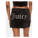 Juicy Couture Mini sukňa Maxy JCWGS24307 Čierna Slim Fit