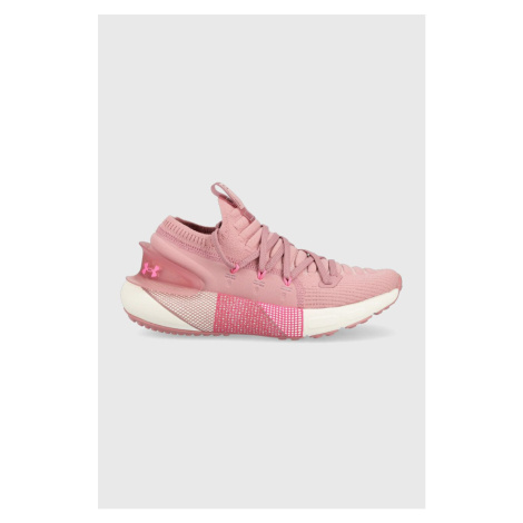 Bežecké topánky Under Armour HOVR Phantom 3 ružová farba