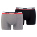 ČIERNO-SIVÁ SADA BOXERIEK LEVI'S BOXER 2 PAIRS BRIEFS 37149-0202