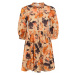 OBJECT Petite Košeľové šaty 'GALINA'  piesková / oranžová / broskyňová / grafitová