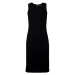 Nax Banga Dámske šaty bez rukávov LSKX417 čierna