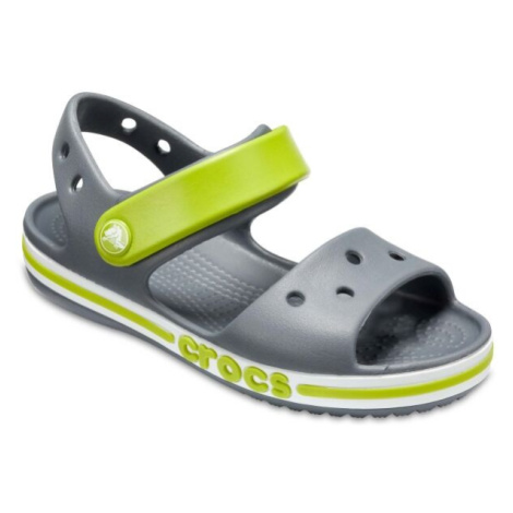 Crocs BAYABAND SANDAL K Detské sandále, sivá, veľkosť 34/35