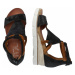 MJUS Remienkové sandále 'TAPASITA'  čierna / karamelová