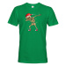 Pánské tričko Kostlivec dab dance - vtipné vianočné tričko