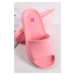 Ružové gumené šľapky Leveza Pop Slide